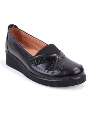 Dagoster DZA07-1194574 Siyah Ortopedik Günlük Kadın Ayakkabı