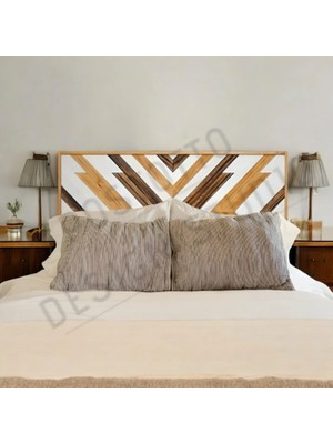 Postotto Iskandinav Çift Kişilik Ahşap Yatak/baza Başlığı
