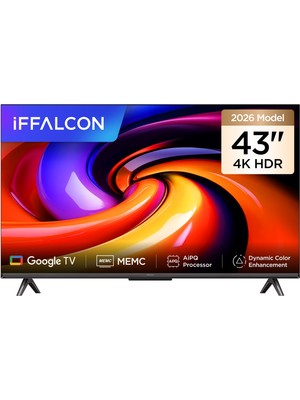 iFFALCON 43U65 43'' 109 Ekran Uydu Alıcılı 4K Ultra HD Google LED TV
