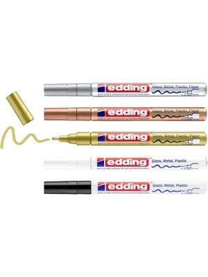 Leaf Shop 751 Hobi Sanat Kalemi 5'li Set Metalik Karışık