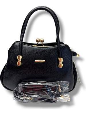 Janussi 2013-26 Baskı Deri El ve Omuz Askılı Kadın Çanta