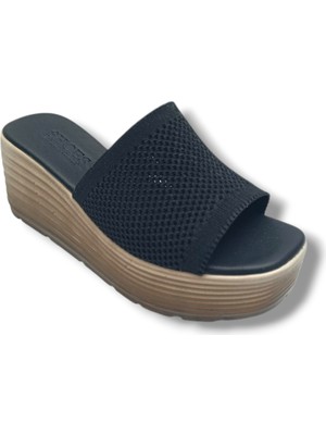 Efsun 3005-26 Triko Anatomik Dolgu Topuk Kadın Terlik