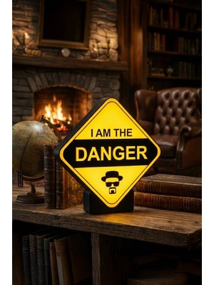 MEKTrend Heisemberg Danger / Tehlike Tasarımlı Dekoratif Aydınlatma (24X23CM)