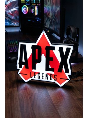 MEKTrend Apex Legends Tasarımlı Dekoratif Aydınlatma (24X24CM)