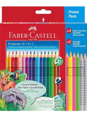 Leaf Shop 201540 - Çocuklar ve Yetişkinler Için Renkli Kalem Seti, 24 Parça, Üçgen, Kırılmaz, 4 Neon Renk ve 2 Kurşun Kalem Dahil