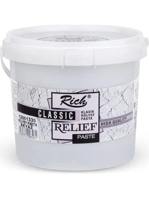 Leaf Shop Klasik Rölyef Pasta 1200GR Beyaz