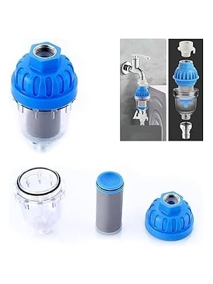 Leaf Shop Makinesi Için Kireç ve Pas Önleyici, Ön Filtre Lavabo Su Arıtıcısı Lavabo Süzgeci Üstü Su Arıtma Cihazı Su Filtresi Musluk Filtresi Süzgeç Kireç Önleyici Filtre Musluk Arıtma