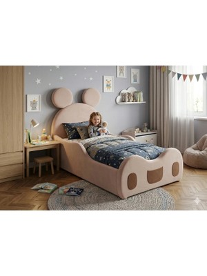 Puf Bebe Montessori Serisi _ Çocuk Yatağı _ Bebek Yatağı 90 x 190 Ölçüde (Iç Yatak Dahildir)