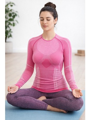 Miofit Kadın Pro Dry Fit Uzun Kollu Dikişsiz Spor Tişört