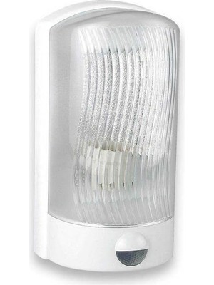 Leaf Shop E27 Duylu Sensörlü Duvar Aplik (Ampulsuz-Beyaz Kasa) Işıldar