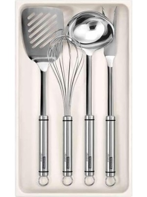 Leaf Shop Flexispace 899430 Mutfak Gereçleri Için Çekmece Düzenleyici, Plastik, Beyaz, 37 x 22 x 4,5 cm