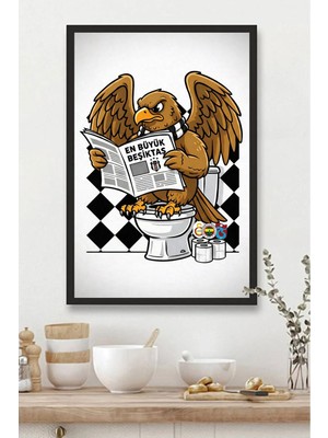 Banyo Tablosu Mdf Tablo Banyo Için Tuvaletini Yapan Kartal Bjk |bnymdf