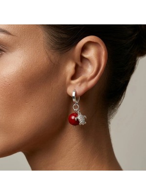 THEIA GemWorks Coralia – Mercan & Gümüş Küpe