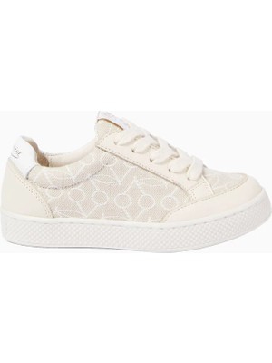 Bonpoint Cameron Deri Detaylı Çocuk ve Bebek Canvas Sneakers