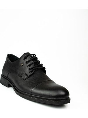 Nobel 962- 7 Siyah Deri Klasik Erkek Ayakkabı
