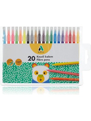 Leaf Shop Keçeli Kalem, 20 Renk