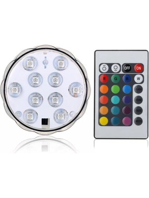 Leaf Shop PM-17658 Sualtı Kumandalı Rgb Nargile LED Işığı