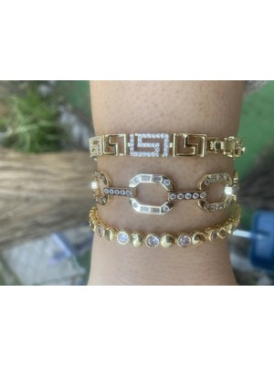 Xuping Kadın 14K Yuvarlak Taşlı Bileklik