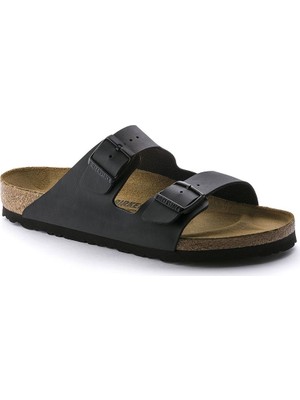 Birkenstock Kadın Terlik Arizona Siyah Doğal Mantar Taban ile Konforlu Günlük Kullanım