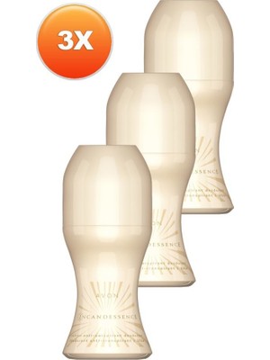 Avon Incandessence Kadın Roll On Deodorant 3'lü Set 50 ml Tüm Cilt Tipleri İçin Uygun
