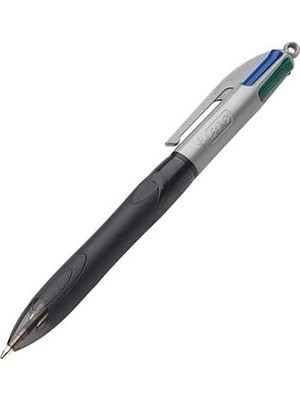 Leaf Shop Grip Pro, 4 Renkli Tükenmez Kalem, Tekli Paket, Ofis, Ev, Ofis Veya Okul Için Ideal