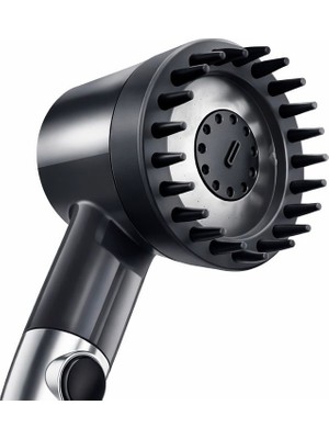 İbico Ibico Masaj Uçlu Ultra Duş Başlığı – Elastik Silikon – 360° – 3 Mod – Su Stop Tuşlu