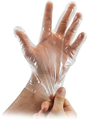 Leaf Shop Eldiven Hışır Poşet Eldiven Tek Kullanımlık 5 x 100 Adet