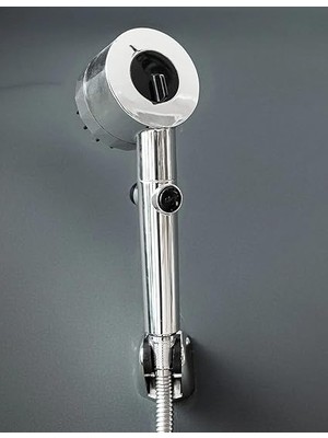 Leaf Shop Masajlı Çok Fonksiyonlu Ayarlanabilir Duş Başlığı El Duşu 3 Modlu Ayarlanabilir Duş Başlığı,masajlı 3 Fonksiyonlu El Dus, Handshower (Krom)