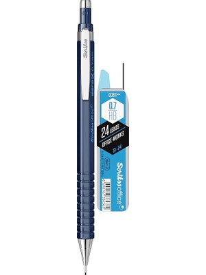 Leaf Shop Offıce Aero-X Versatil 0.7 mm Lacivert & Sl-24 Min Hb 2'li Blister