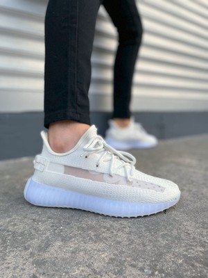 DMR Elegance JY305 Pulse Bağcıklı Triko Kumaş Erkek Günlük Spor Ayakkabı Tbt - Beyaz