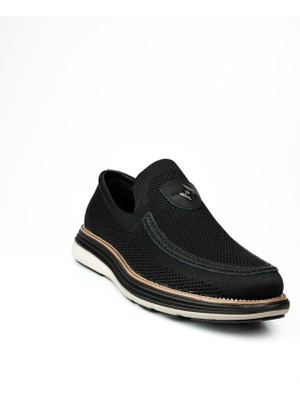 Nobel 5040 Siyah Triko Mokosen Erkek Günlük Ayakkabı