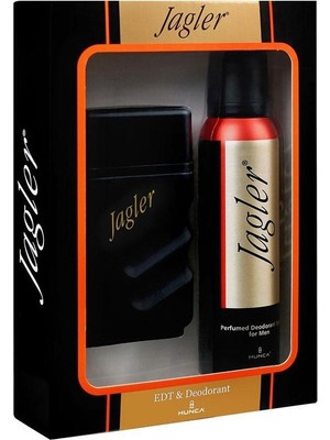 Jagler Erkek Parfüm Seti 50 ml EDT ve 100 ml Deodorant Hediyelik Şık Tasarım