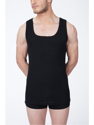 Çift Kaplan Erkek Beyaz 3'lü Ribana Atlet 775