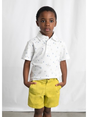 Mayoral Erkek Çocuk Dimi Chino Şort Fıstık Yeşili 202