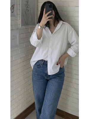 Foremia Klasik Terikoton Tunik-Beyaz -