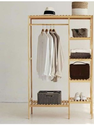 BRK Design Doğal Ahşap Gardırop