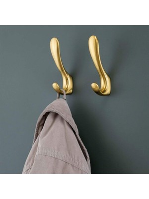 System 2040 Portmanto Askılığı Gold Renk (AS2040 0058 Gl)