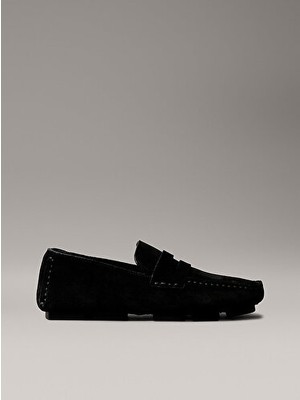 Calvin Klein Kadın Square Driver Süet Ayakkabı