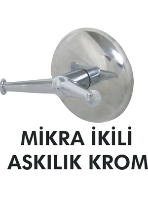 Onno Mikra Ikili Askılık Krom