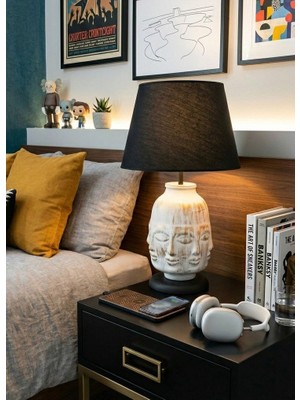 Mirsa Global Dekoratif Adler Çok Yüz Abajur  Biblo