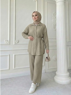 Miostil Pantolonlu Takım-Vizon