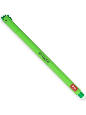 Leaf Shop - Silinebilir Jel Kalem, Kağıdı Kullanmadan Mürekkebi Çıkarmak Için Tükenmez Kalem, Isıya Duyarlı Yeşil Mürekkep, 0,7 mm Uç Çapı, Dino Teması