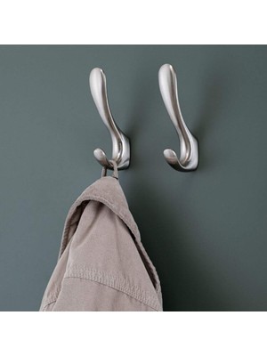 System 2040 Portmanto Askılığı Saten / Inox Renk (AS2040 0058 Nb)