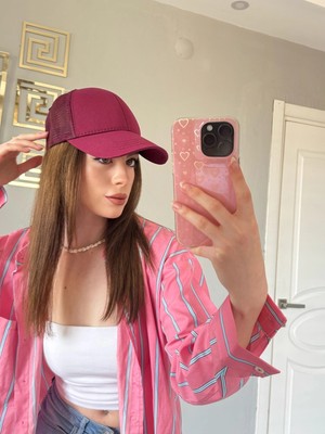 Fasion Pamuklu Arkası Fileli Spor Şapka