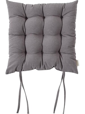 Leaf Shop Sandalye Minderi Gri 50X50