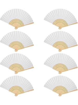 Leaf Shop Yap Kağıt Katlanır Yelpaze, El Vantilatörü, Çocuklar Için, El Yapımı Kağıt Yelpaze