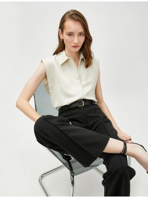 Koton Kolsuz Gömlek Modal Karışımlı