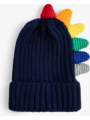 Koton Triko Bere Dinozor Aplike Detaylı