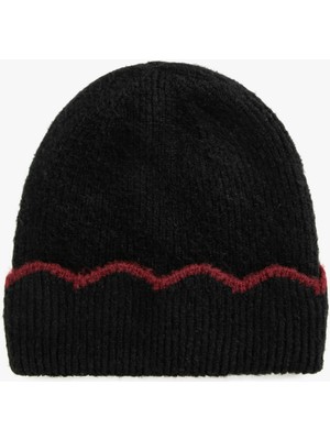 Koton Örgü Ribanalı Bere