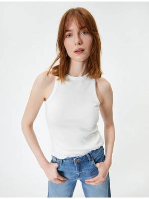 Koton Fitilli Atlet Halter Yaka Basic